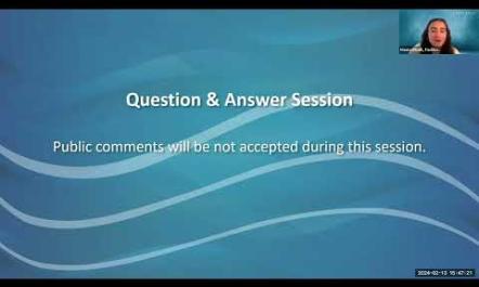 NY Bight Virtual Public Meeting - Q&A Closing Remarks 02-13-24