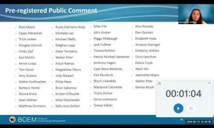 NY Bight Virtual Public Meeting - Public Comment 02-13-24