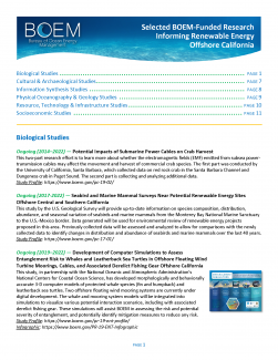 Selected BOEM Research Renewable CA_page 1 no border