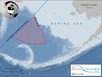 Map of extended continental shelf