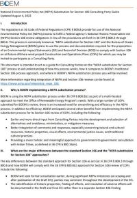 BOEM NEPA Substitution 
