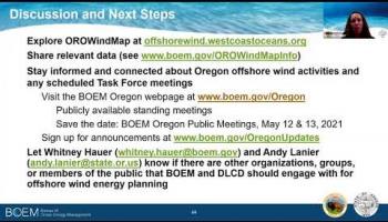 OROWindMap Next Steps - 03/11/2021