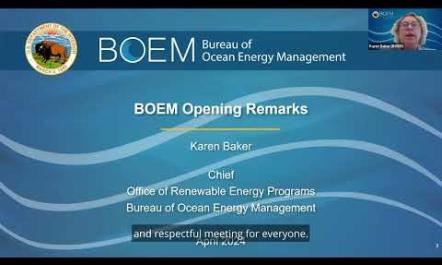 BOEM Atlantic Shores North Public Scoping Meeting - Welcome Agenda Opening Remarks 04 03 24