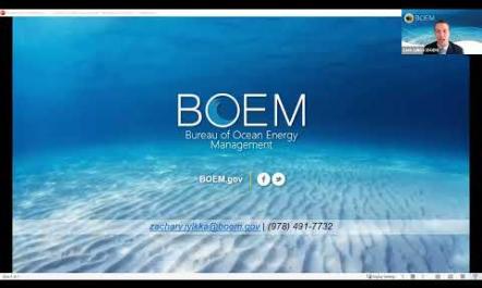 BOEM Gulf of Maine Next Steps and Closing Remarks