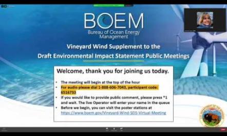 Vineyard Wind SEIS Virtual Meeting 7-02-2020