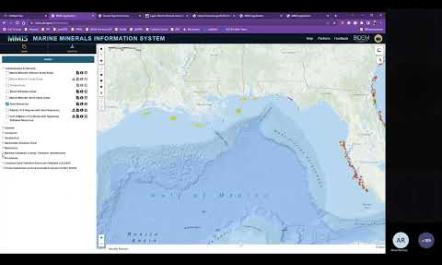 Virtual Information Session on Accessing and Using the Marine Minerals Information System Data