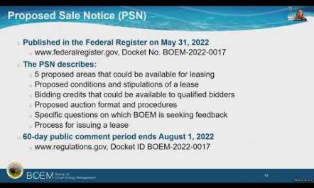 BOEM CA PSN Auction Seminar   Opening Remarks and PSN Overview