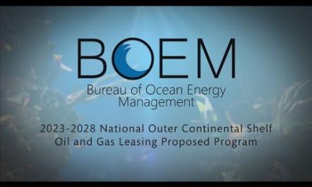BOEM 2023-2028 National OCS Oil and Gas Leasing Proposed Program