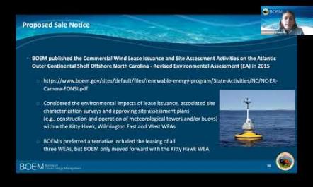 Outer Continental Shelf Wind Energy Leasing in Carolina Long Bay– Proposed Sale Notice