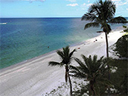 Naples Beach, FL.  Beach nourishment occurred in 2005.  