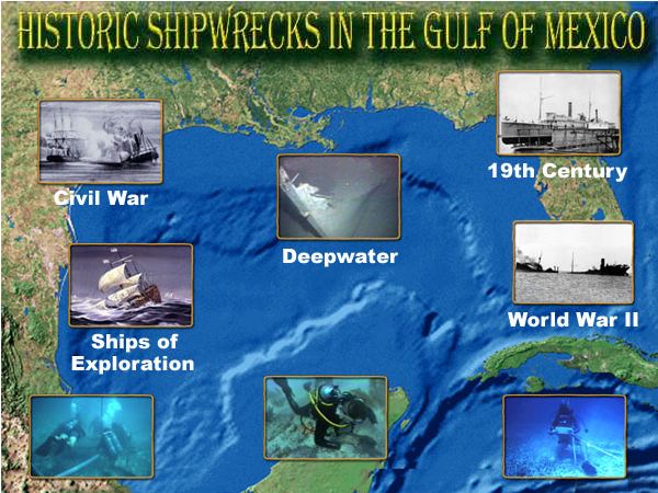 Historic Shipwrecks In The Gulf Of Mexico | Bureau of Ocean Energy